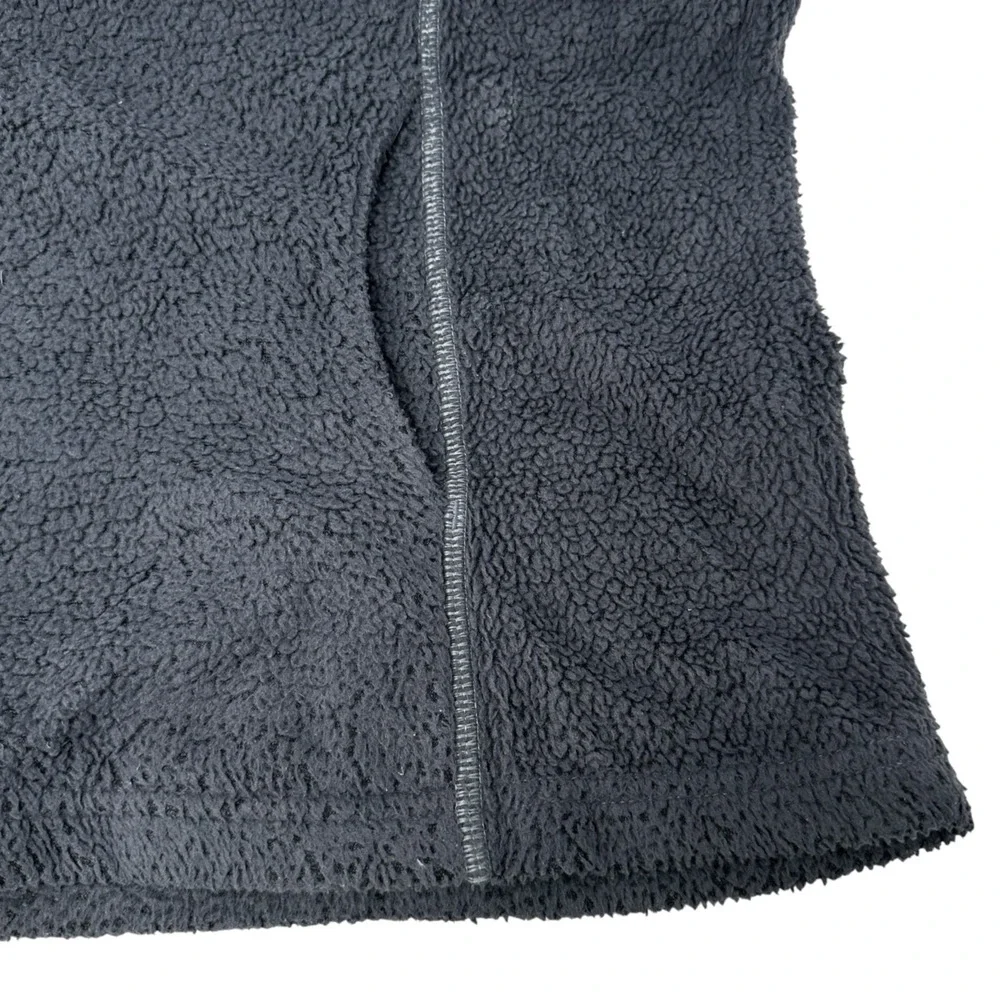 KUHL Avalon Womens Gray Sherpa‎ Fleece 1/4 Snap Sweater Hiking Outdoor Large